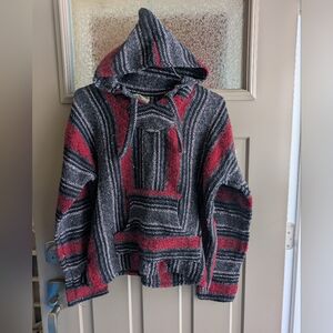 Mens Sz XL Mexican Baja Hoodie